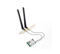 Para BE200 WiFi 7 M.2 Tarjeta 5.4 BE200NGW 2.4G/5G/6GHz Adaptador InaláMbrico Tarjeta de Red con Antenas (6Dbi)