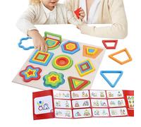 para bebés - Tabla de Reconocimiento de Colores de Formas, Juguete | de aprendizaje preescolar | Educación temprana Coordinación -Mano Juego de Juego Padre-Hijo