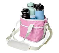 para Bebidas con Aislamiento: Mochila De Hidratación De Tamaño Familiar con Divisores Ajustables, para Transportar Bebidas Reutilizable | Portavasos Portátil Plegable para Entrega, Viaje,