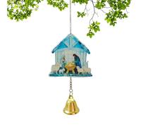 para belén | Decoración religiosa bidimensional de carillón de viento, decoración para ventanas con diseño de de Jesús, decoración para iglesia, jardín y salón interior