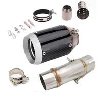 Para Benelli 402R 2010 2011 2012 2013 2014 2015 Piezas De Motocicleta Modificadas Tubo Escape Kit Sección Media acero inoxidable(Style 3)