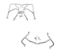 Para Benelli Para TRK702 Para TRK702X Para TRK 702 X 2022 2023 Motor Carretera Motocicleta Barra Choque Marco Parachoques Barras Protectoras Carenado Barra Choque Tanque Motocicleta(Silver-1 Set)