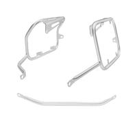 para Benelli para TRK702X Maleta Superior para Motocicleta Portaequipajes Alforja Soporte De Maletero Caja Lateral Portaequipajes Motocicleta(Silver Pannier Rack)