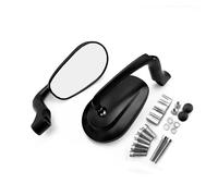 Para Benelli Trk502x Tnt125 Tnt 600 Bn125 Para Leoncino 500 752s 502c Espejo Retrovisor Lateral Aleación Aluminio 8 10mm Motocicleta Espejos laterales motocicleta(Negro)