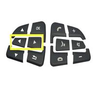 para Benz A B GLA CLA GLS GLE CLS W176 W246 W177 Decoración Interior Coche Cubierta Botón Volante Pegatina Embellecedora Funda para Volante