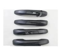 Para Benz BCES GLB GLC GLE CLS EQC Clase W205 2016 + 5 Piezas ABS Carbono Cubierta Manija Puerta Embellecedor Estilo Pasta Funda para manija de puerta de coche(Style 3)