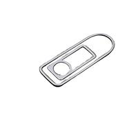 Para Benz CE Para GLC Clase W205 W213 X253 2015-2019 Guantera Almacenamiento Frontal Cubierta Manija Interruptor Embellecedor Suministros Interiores Coche Interior(Plata)