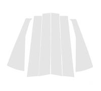 Para Benz Clase A W169 2005-2012, 6 piezas de embellecedores para pilares ventanillas puertas sello de puerta de automóvil