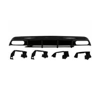 para Benz Clase A W176 A200 A45 para AMG 2013-2018 Difusor Trasero con Tubo Escape Difusor Parachoques Trasero Alerón