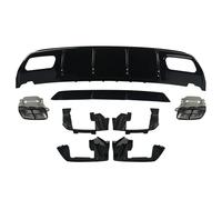 para Benz Clase A W176 A45 2012-2018 AMG Estilo para Difusor De Parachoques Trasero Terminales Escape
