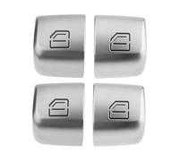 Para Benz Clase C W205 C200 GLC W253 2015- Tapas Cubierta Botón Reparación Interruptor Ventana Principal 1 4 Uds Interruptor Ventana Eléctrica(4pcs)
