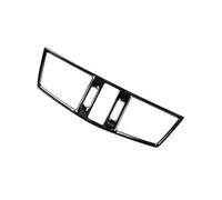 para Benz Clase E W212 2009 2010 2011 Marco De Ventilación Aire Acondicionado Consola Central Acero Inoxidable Decoración Cubierta Embellecedora Funda decoración Panel Consola Central(Black)