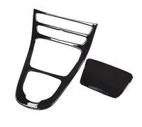 para Benz Clase E W213, 1 Juego de embellecedores para el Panel de la Palanca de Cambios de la Consola Central, embellecedores Interiores (Negro 2)