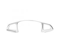 Para Benz Clase E W213 2016-2018 Patrón Embellecedor De Cubierta Marco Volante Coche Central Cubierta Panel Mandos(Silver)