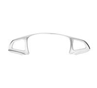 Para Benz E W213 C W205 GLC X253 Marco De Volante Coche Embellecedor Pegatina Decorativa Plata Cromo Accesorios