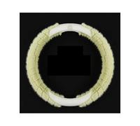 para Benz Funda Protectora Antideslizante para Volante Camellia Funda De Volante De Coche Felpa Invierno Adecuada Funda Volante Coche(Round-D)