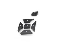 Para Benz ML GL G Clase W166 W463 GL550 GL350 ML350 Cubierta De Botones De Volante Interior Izquierdo Y Derecho Embellecedor De Interruptor De Control Botones Control Volante(Negro Izquierda)