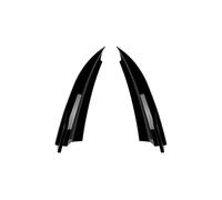 para Benz para C para Clase W204 para AMG para Línea 2008-2014 Cubierta Ajuste ABS Estilo 2 PCS Canards Traseros Divisor Parachoques Pegatinas(Glossy Black)