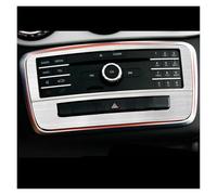 Para Benz Para Cla C117 Para Clase A Consola Central Coche Panel CD Cubierta Decorativa Cubierta panel CD control(Silver)