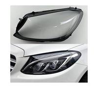 Para Benz Para Clase C Para W205 Para C180 Para C200 Para C260L C280 C300 2015-2018 Cubierta Lente Transparente Para Faros Delanteros Coche Cubierta Faro Lentes Coche(Derecha)