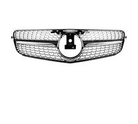 Para Benz Para Clase C W204 2008-2014 C180 C200 C230 Rejilla Parachoques Delantero Capó Parrilla GT Diamond Tuning Grille Rejilla Parachoques Delantero(Diamonds-Black)