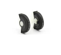 Para BENZ Para Clase E Para W211 E220 E280 E320 E350 E55 2003-2008 Juego 2 Uds Aire Acondicionado Delantero Trasero Coche Rueda Rodante Ventilación CA Salida Aire Coche(Dark Gray L R 2PCS)