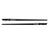 para Benz para Clase E para W212 S212 A207 C207 E63 Faldón Lateral para Coche 2 Piezas Edición 507 Calcomanía Adhesiva Separador Faldón Lateral(Matte Black,A207)