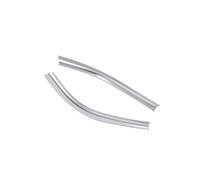 Para Benz Para Clase Para A Para B Para CLA Para GLA Juego 2 Piezas Molduras Laterales Para El Panel Control Central Del Coche Interior Automóvil(Plata)