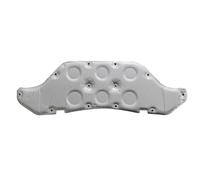 Para Benz Para GLA H247 Almohadilla Algodón Insonorizada Capó Delantero Motor Alfombrilla Aislamiento Térmico Y Acústico Hebilla Alfombrilla Aislante Para Capó(Silver)