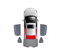 para Benz para GLK para X204 2008-2015 Visera De Cortina para Parabrisas Delantero Coche Parasol Ventana Lateral Trasera Protector Solar Lateral Coche(5PCS Front Rear Back 2)