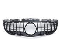 Para Benz Para SLC Clase W172 R172 2016-2020 Parrilla Delantera Racing Grill SLC300 GT Coche Capó De Parachoques Superior Rejilla De Malla Rejilla de radiador(Negro)
