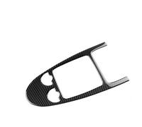 Para Benz Para SLK R171 2004 2005 2006 2007 2008 2009 2010 Adhesivo Fibra Carbono Suave Para Salida Aire Central Panel Cubierta Consola Centra(Black LHD RHD)