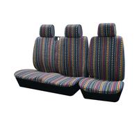 Para BENZ Para Sprinter Para Vito 2 + 1 Fundas Para Asientos De Furgonetas Y Camiones Interior De Coche Tela De Poliéster Fundas para Asiento(Type E)