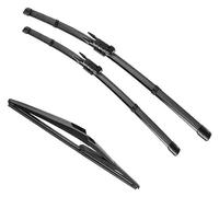 Para Benz RM ML Clase W251 W164 2005-2012 Parabrisas 28 "+ 21" + 12 Limpiaparabrisas Delanteros Y Traseros Escobilla Limpiaparabrisas Automóvil(Right hand drive)