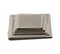Para BGA IC Reballing Stencil Kit 27Pcs Set Diseñado para Técnicas de Calentamiento Directo