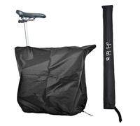 para bicicleta de viaje, plegable a prueba de polvo, portátil, protección al aire libre, 30,31 x 25 pulgadas Weatherproof Bicycle Shield, ideal para camping, viajes, garajes, patios y en el