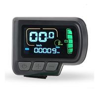 Para bicicleta eléctrica y scooter, pantalla inteligente impermeable, muestra velocidad, engranaje y voltaje para un mejor rendimiento