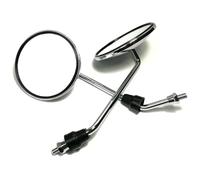 para Bicicleta para Eléctrica para Patinete para Ciclomotor Motocicleta Tornillo 8 Mm Espejos Retrovisores Laterales De Marcha Atrás Espejos Laterales