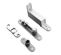 Para bisagra de puerta giratoria de 360 grados de madera con resistencia ajustable y mecanismo de cierre suave, incluyendo pivotes superiores e inferiores para varios grosores de puerta (perforado)