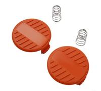 Para Black And Decker Glc3630l20-gb Nst1810 St4525 Tapa de bobina de recortadora de césped Bd036 con kit de resorte ABS resistente Herramienta de plástico sin herramientas Pieza de repuesto para