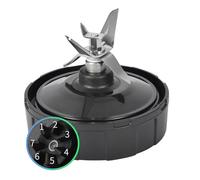 para Blending Blade para Blenders 3In1 Food Processor Parts 1500 Watt Black Plastic Metal 1000W 1500W Blender Juicer Reemplazo Extractor de Jugo Hoja Inferior