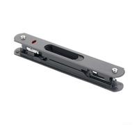 para bloqueo Puerta Deslizante para fácil Instalación Hogar Seguro | Aleación zinc robusta, acabado , para placa para montaje incluida, para ideal para ventanas patio, seguridad extra(gray)