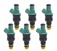Para BMW 323i 325i 525i Para M3 Para Flow Para Matched 2.5L 3.0L Repuesto 0280150415 FJ292 Inyectores Combustible SINOCMP 6 Piezas