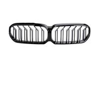 Para BMW 5 Para La Serie G30 G31 Para LCI 2020-2023 530 540 Rejilla De Parachoques Frontal Cubierta Doble Listón Rejilla Parachoques Delantero(Dual gloss black)