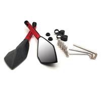 Para BMW C400GT C600 C650 C650GT Sport F650GS F700GS F800R Motocicleta Retrovisor Espejo Lateral Espejos retrovisor plegable moto(Red)