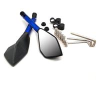 Para BMW C400GT C600 C650 C650GT Sport F650GS F700GS F800R Motocicleta Retrovisor Espejo Lateral Espejos retrovisor plegable moto(Blue)