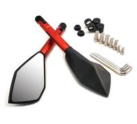 Para BMW C400GT C600 C650 C650GT Sport F650GS F700GS F800R Motocicleta Retrovisor Espejo Lateral Espejos retrovisor plegable moto(Orange)