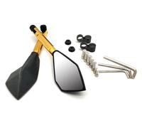 Para BMW C400GT C600 C650 C650GT Sport F650GS F700GS F800R Motocicleta Retrovisor Espejo Lateral Espejos retrovisor plegable moto(Golden)