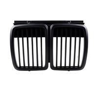 Para BMW E30 Serie 3 325i 318is 1982-1994 Rejilla Delantera Tipo Riñón | Parrilla Delantera Sedan Negro Brillante Coupé Cabrio 51131884350 51131916504 51131945877(Matte Black)