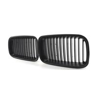 Para BMW E36 1994 1995 1996 318i 323i 325i 320i 328i Rejilla Delantera De Repuesto ABS Negra Rejilla Riñón Frontal Doble(Matte Black)